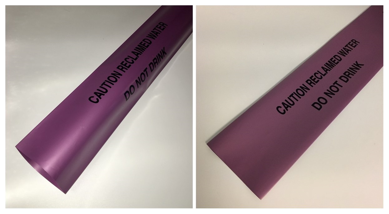 flat poly tubing