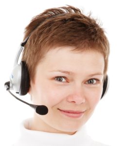 image of a customer service representative 