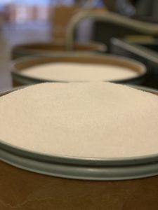 Resin material for custom packaging