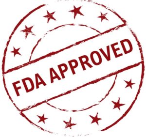 Image of a Red Stamp "FDA APPROVED"