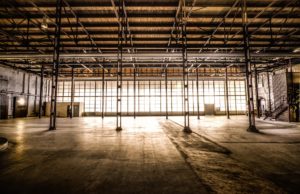 image of an empty warehouse