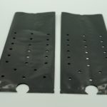 image of black sample of a plastic grow bag from TDI Custom Packaging, Inc.