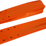 image of 2 orange seed bags with custom vent hole spacing