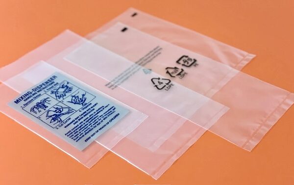 a variety of bottom seal poly bags